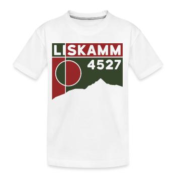 Lyskamm Liskamm Überschreitung Hochtour Andenken - Kinder Premium Bio T-Shirt - Weiß - Vorne