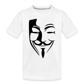 ANONYMUS - Kinder Premium Bio T-Shirt - Weiß - Vorne