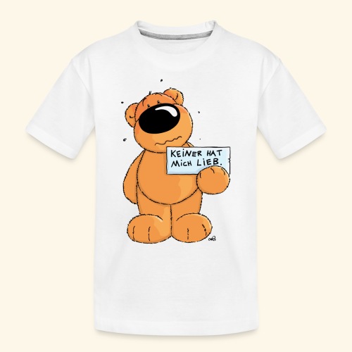 chris bears Keiner hat mich lieb - Kinder Premium Bio T-Shirt