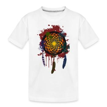 RÊVE GUARD / Dreamcatcher / Dreamcatcher - T-shirt bio Premium Enfant - blanc - Devant