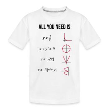 Mathe. Mathelehrer. Mathematiker. Geschenk - T-shirt bio Premium Enfant - blanc - Devant