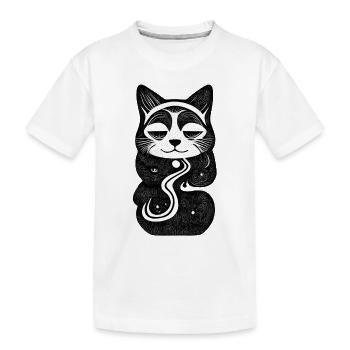 Chat Perché - T-shirt bio Premium Enfant - blanc - Devant