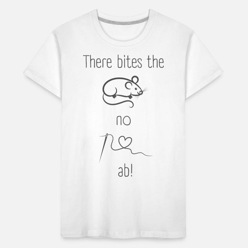 DENGLISCH Design The mouse doesn't bite off a thread Kids' Premium Organic T-Shirt