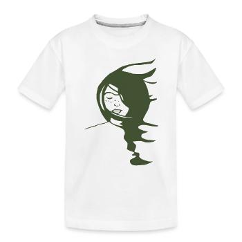 WIND - Kids' Premium Organic T-Shirt - white - Front
