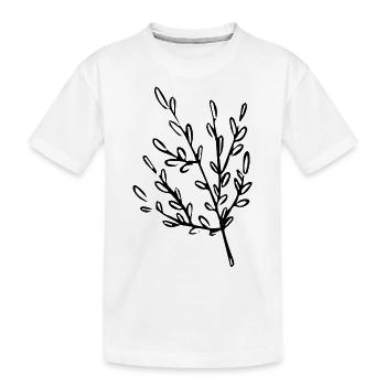 Flower Flower Plant - T-shirt bio Premium Enfant - blanc - Devant