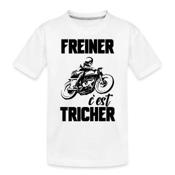 freiner c'est tricher - T-shirt bio Premium Enfant - blanc - Devant