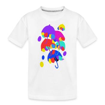 Umbrella fantasy v4.00 - Kids' Premium Organic T-Shirt - white - Front
