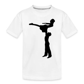 Danse Musique de danse - T-shirt bio Premium Enfant - blanc - Devant