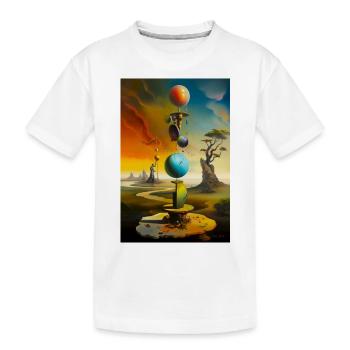 Infinite - Kids' Premium Organic T-Shirt - white - Front