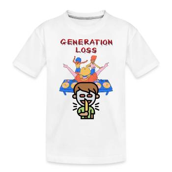 Perte De Génération - T-shirt bio Premium Enfant - blanc - Devant