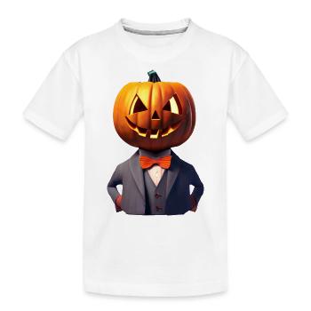 Halloween Cadeau Citrouille Costume Citrouille Costume - T-shirt bio Premium Enfant - blanc - Devant