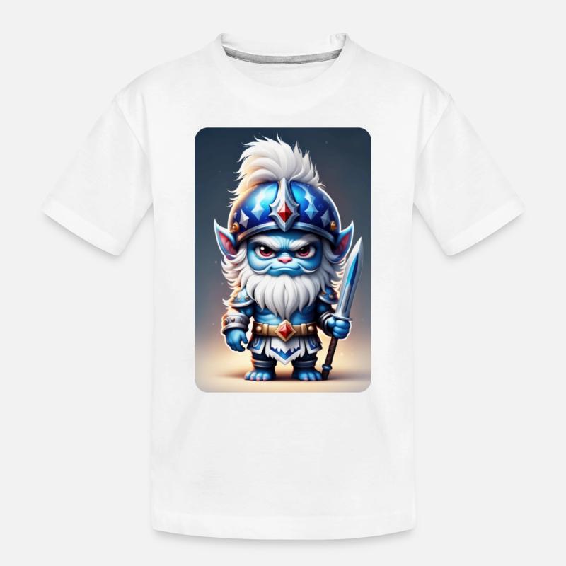 Grumpi Man 2 - Kinder Premium Bio T-Shirt - Weiß