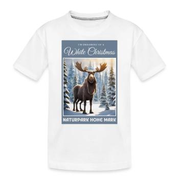 Noël blanc 2024 - T-shirt bio Premium Enfant - blanc - Devant