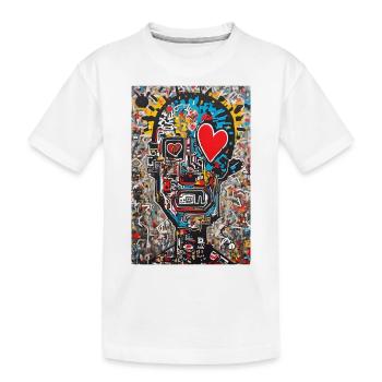 "Amour Urbain" - T-shirt bio Premium Enfant - blanc - Devant