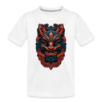 Dragimon - Kinder Premium Bio T-Shirt - Weiß - Vorne