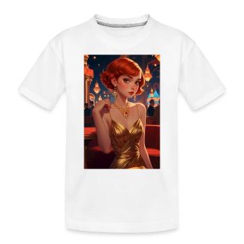 Princes - Kids' Premium Organic T-Shirt - white - Front
