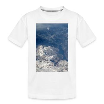 Formations nuageuses et Alpes près de la Zugspitze - T-shirt bio Premium Enfant - blanc - Devant