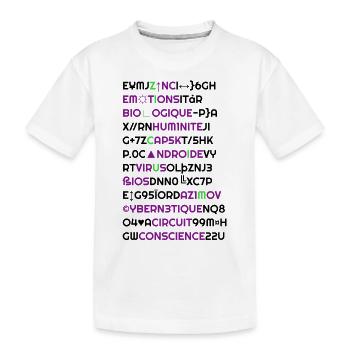 Zilicium's Androide - T-shirt bio Premium Enfant - blanc - Devant