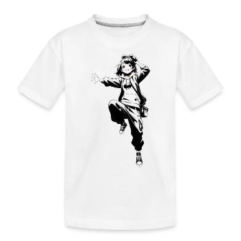 Street Art Fille 23243 - T-shirt bio Premium Enfant - blanc - Devant