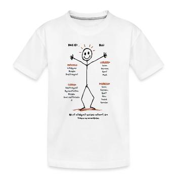 Visionary Elli - Kinder Premium Bio T-Shirt - Weiß - Vorne