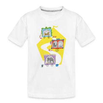 cirque animalier de zoo - T-shirt bio Premium Enfant - blanc - Devant