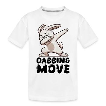 Lapin Lapin Dabbing - T-shirt bio Premium Enfant - blanc - Devant