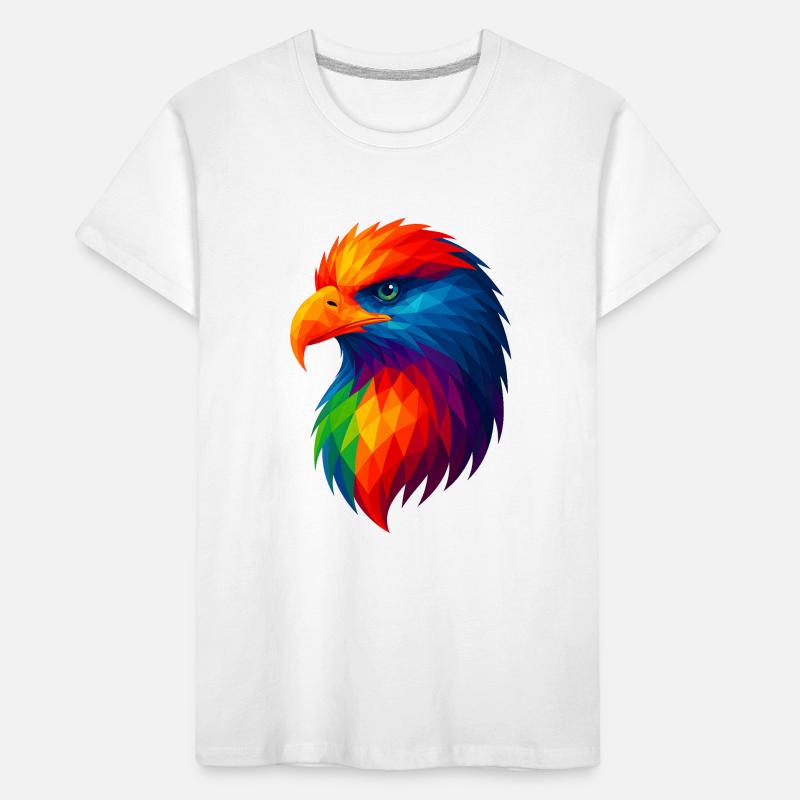 WPAP Polygon Style Animals - Eagle Kids' Premium Organic T-Shirt