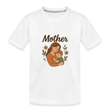 Mère - T-shirt bio Premium Enfant - blanc - Devant