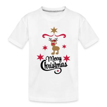 Noël - T-shirt bio Premium Enfant - blanc - Devant