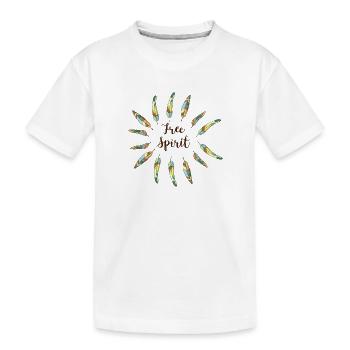 libre - T-shirt bio Premium Enfant - blanc - Devant