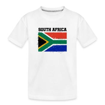 Afrique du Sud - T-shirt bio Premium Enfant - blanc - Devant