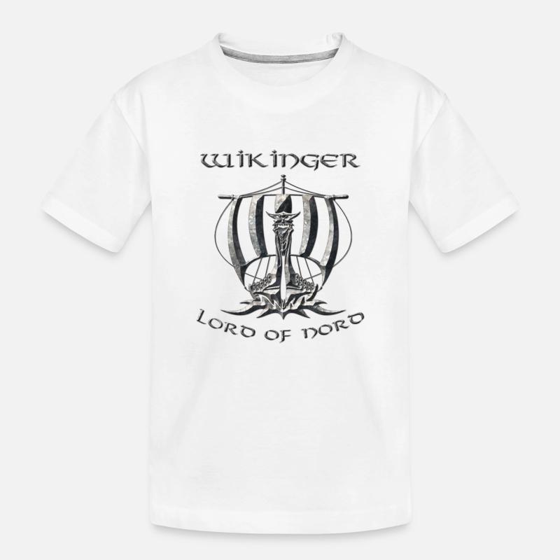 Wikinger 2 - Kinder Premium Bio T-Shirt - Weiß
