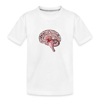 Wissenschaft Medizin Neurologie Gehirn - Kinder Premium Bio T-Shirt - Weiß - Vorne