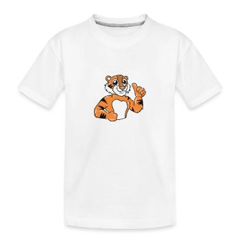 tigre - T-shirt bio Premium Enfant - blanc - Devant