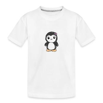 manchot - T-shirt bio Premium Enfant - blanc - Devant