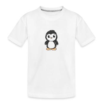 manchot - T-shirt bio Premium Enfant - blanc - Devant
