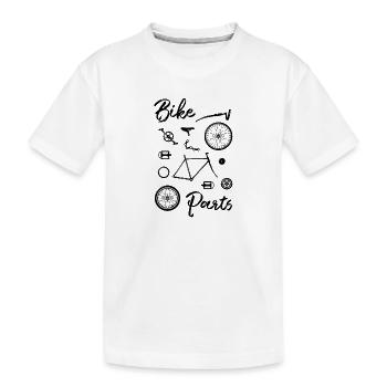 Bike Parts - T-shirt bio Premium Enfant - blanc - Devant