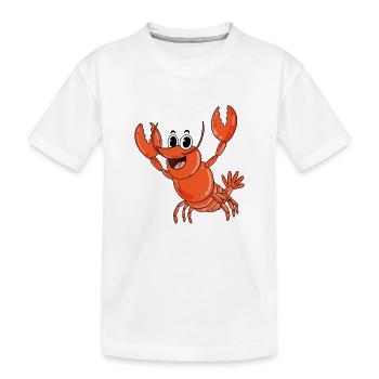 Homard - T-shirt bio Premium Enfant - blanc - Devant