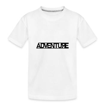 Explorateur d'aventure - T-shirt bio Premium Enfant - blanc - Devant
