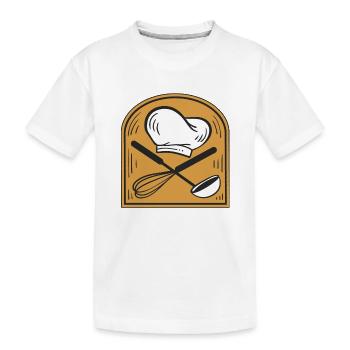Cuire - T-shirt bio Premium Enfant - blanc - Devant