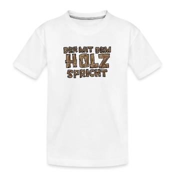 Tischler Schreiner - Kinder Premium Bio T-Shirt - Weiß - Vorne