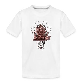 Lotus merveilleux avec des femmes - T-shirt bio Premium Enfant - blanc - Devant