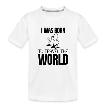 Avion - T-shirt bio Premium Enfant - blanc - Devant