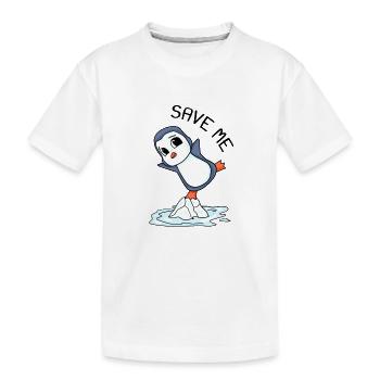 Environnement Changement climatique Protection du climat - T-shirt bio Premium Enfant - blanc - Devant