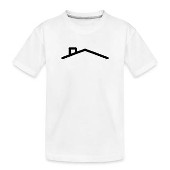Toit de la maison - T-shirt bio Premium Enfant - blanc - Devant
