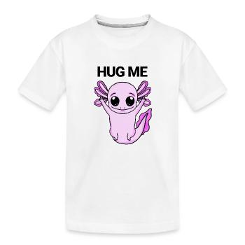 Axolotl Câlin - T-shirt bio Premium Enfant - blanc - Devant