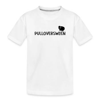 Pulloverswien Plattdeutsch Ostfriesisch Schaf - Kinder Premium Bio T-Shirt - Weiß - Vorne
