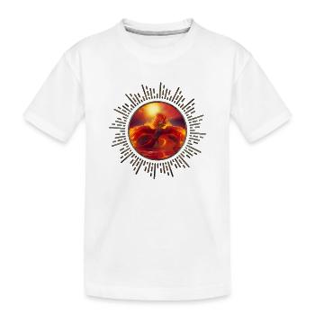 Merveilleux phénix au-dessus de l’océan - T-shirt bio Premium Enfant - blanc - Devant