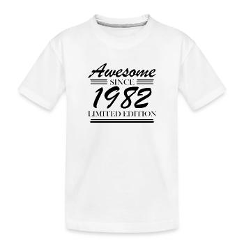 1982 - Born 1982 - Kids' Premium Organic T-Shirt - white - Front