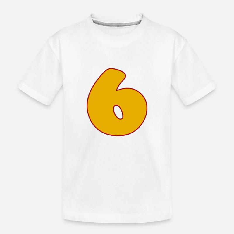 6 - Kinder Premium Bio T-Shirt - Weiß
